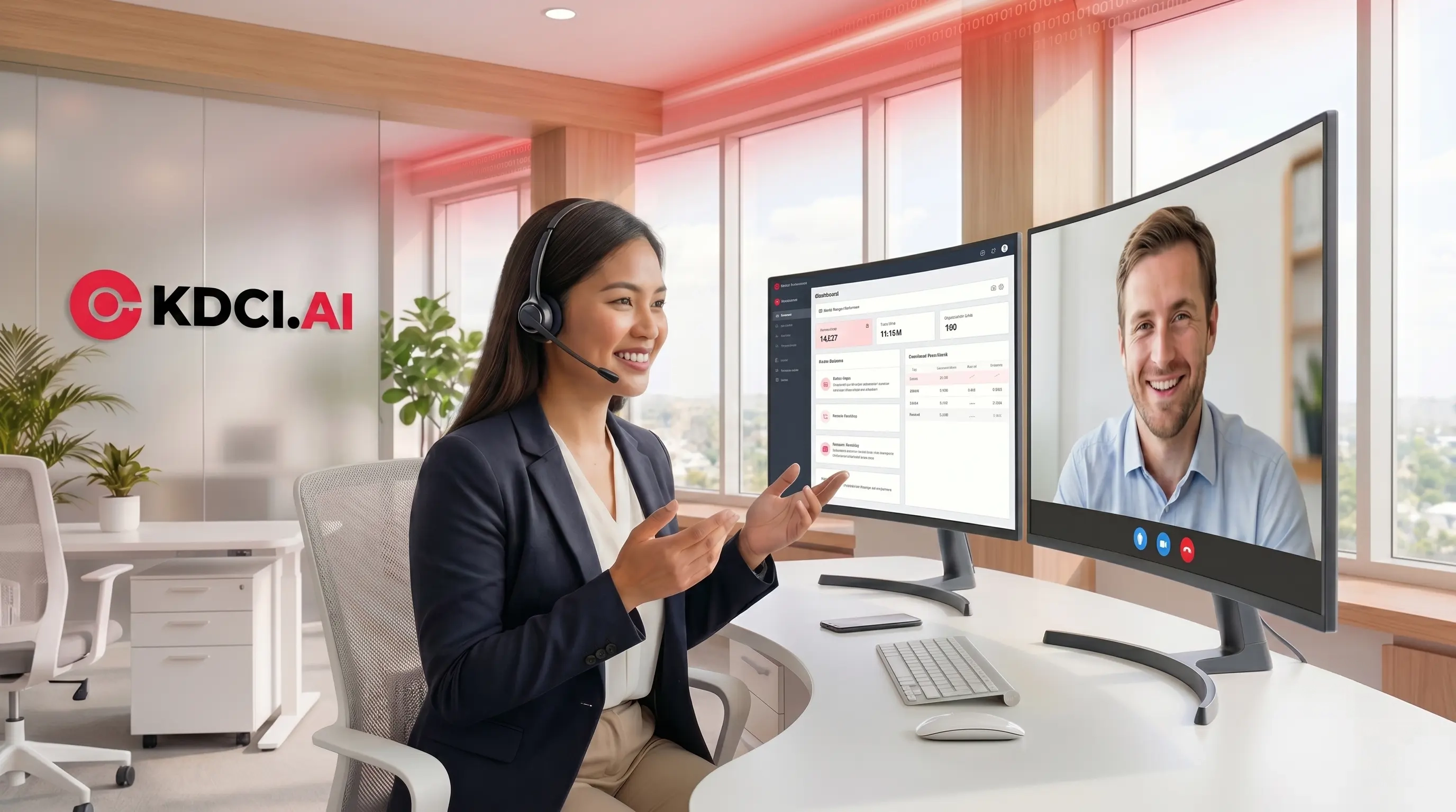 KDCI AI demand generation outbound specialists managing B2B lead generation