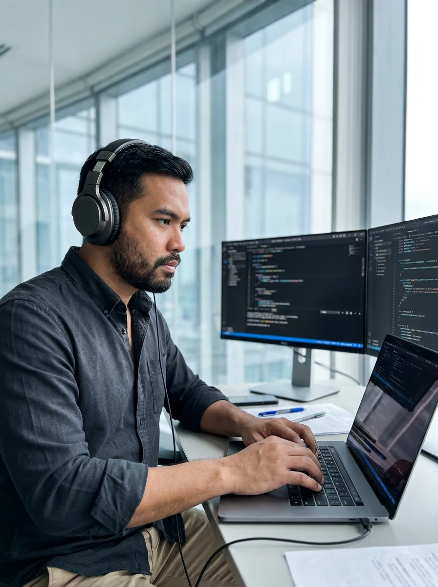 MLOps Engineer at work