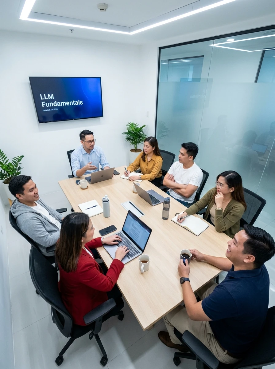 KDCI team discussing AI operations terminology