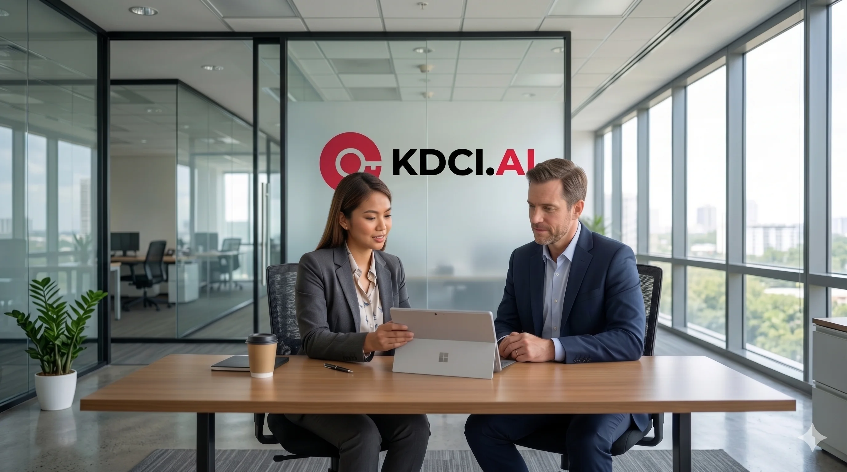 KDCI AI workforce augmentation team meeting with offshore talent candidates